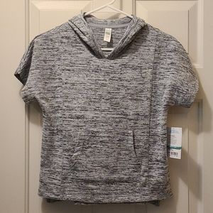 Athleta Girls Kickin It Poncho Hoodie Size 8-10